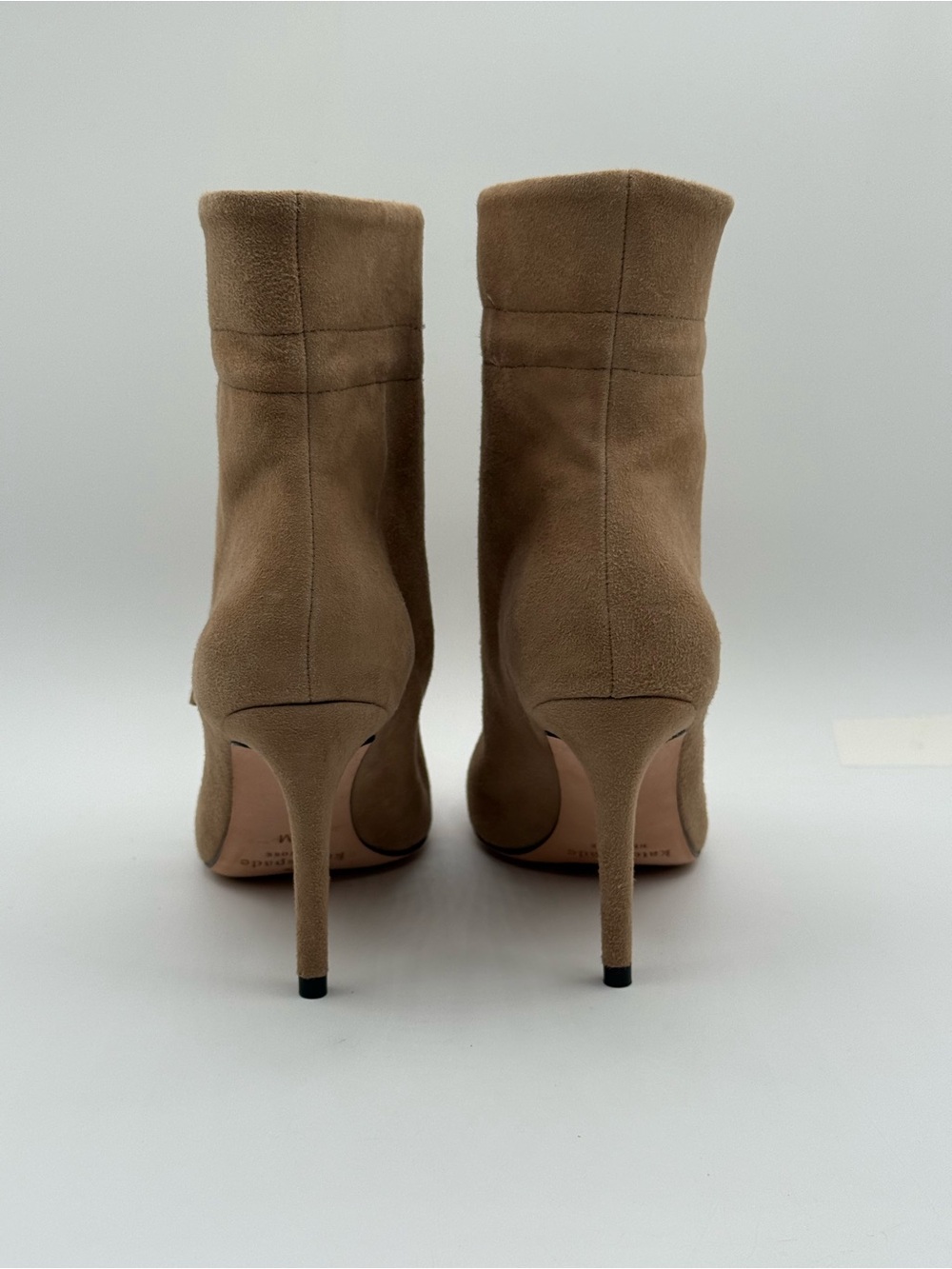 Kate Spade New York Dillane Suede Tassel Ankle Boots Pointed Toe Stiletto Heel - Picture 6 of 16
